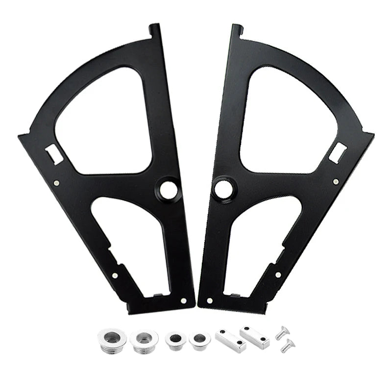 Steel Shoe Cabinet Flip Hinges 2-Pack | Rack Shelf Hardware