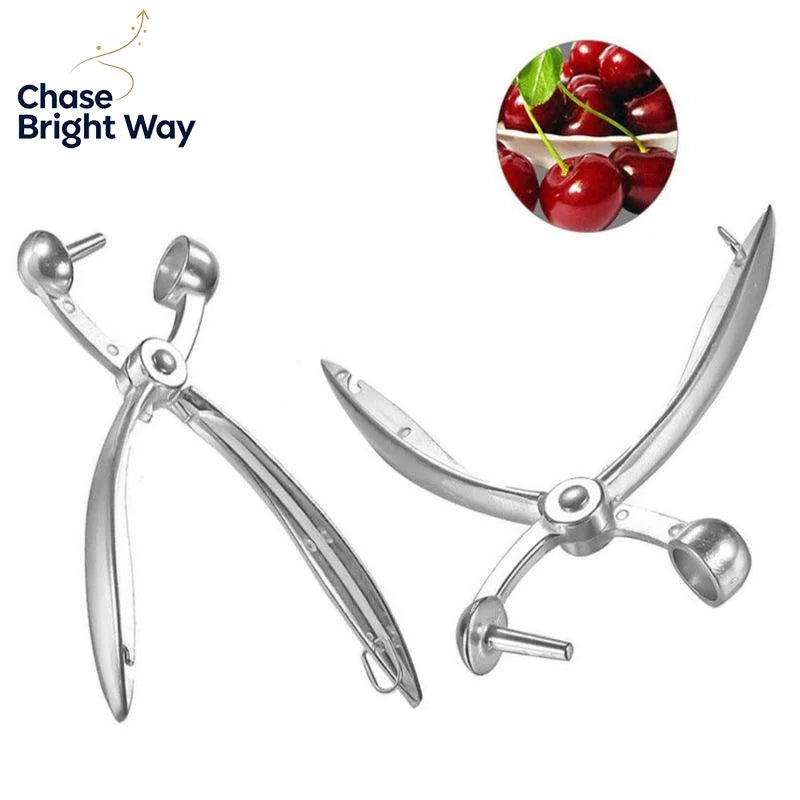 Zinc Alloy Cherry & Olive Pitter – One-Press Stone Remover