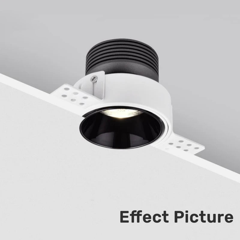 Trimless Square LED Downlight Frame Double Head GU10 MR16