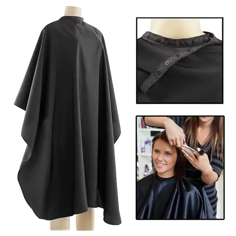 Professional Waterproof Hair Cutting Cape – 140×120cm Snap Closure