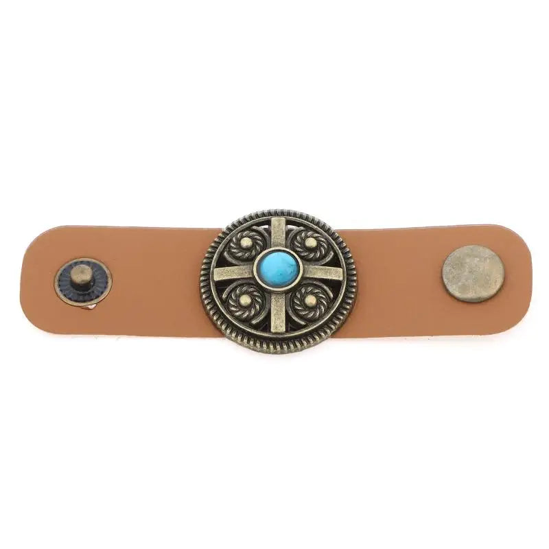 Vintage Ethnic Scarf Ring Buckle – Bohemian Silk Scarf Clip
