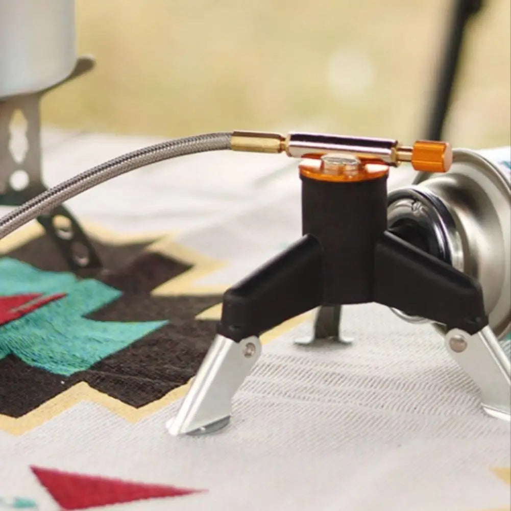 Ultralight Tripod Gas Tank Adapter | Camping Stove Connector