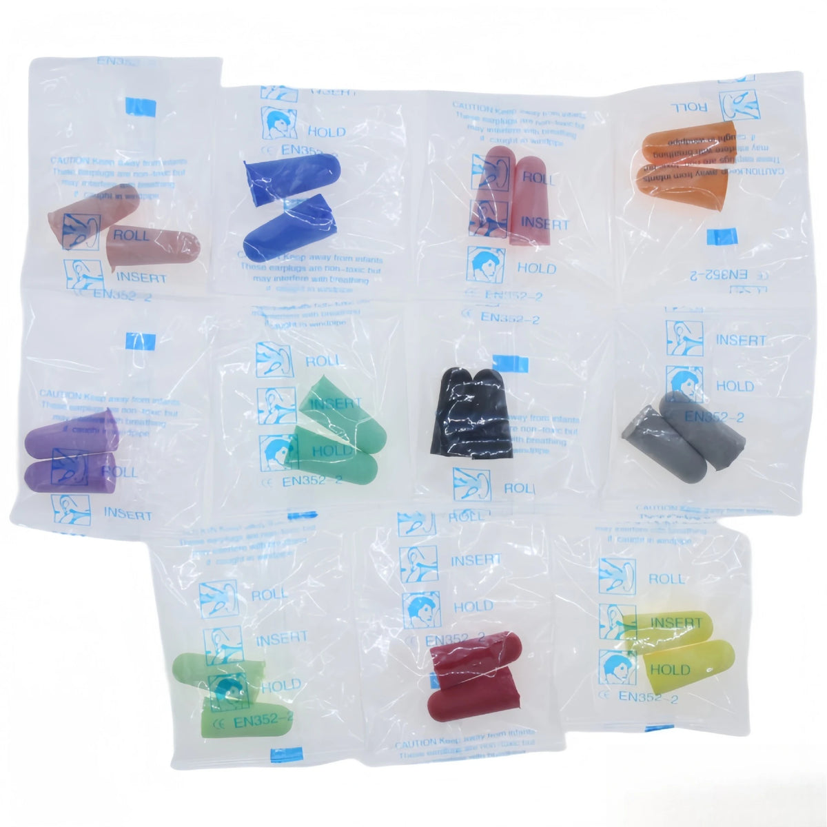Soft Foam Earplugs 20/50 Pairs – Sleep, Travel & Noise Block