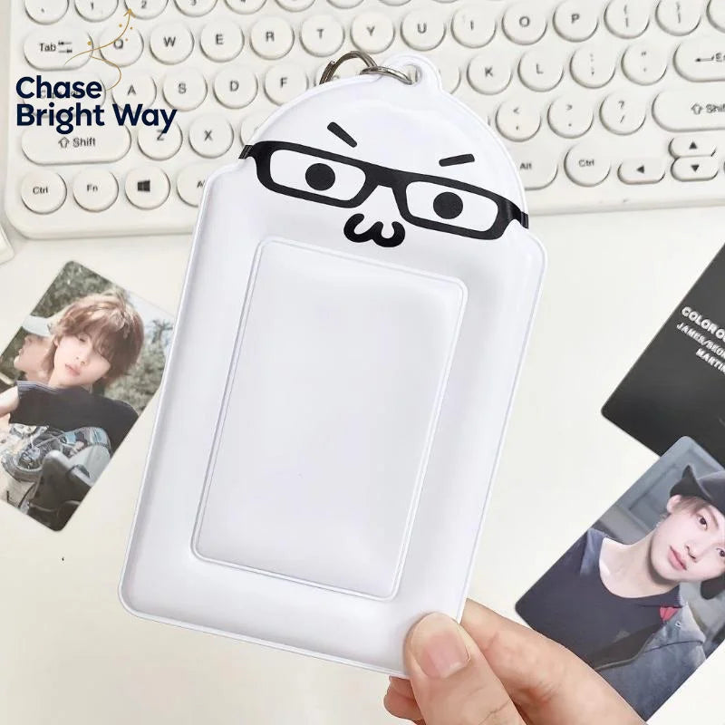 Kpop Photocard Holder with Lanyard – Anti-Scratch PVC Sleeve