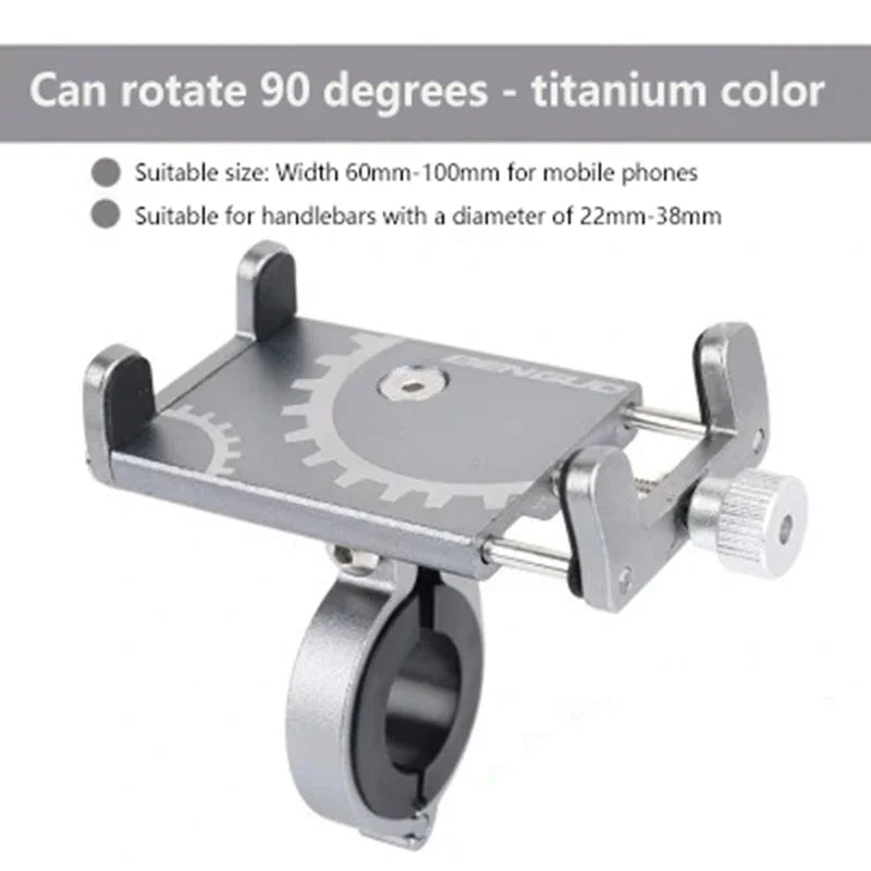 Universal Bike & Motorcycle Handlebar Phone Mount – Metal