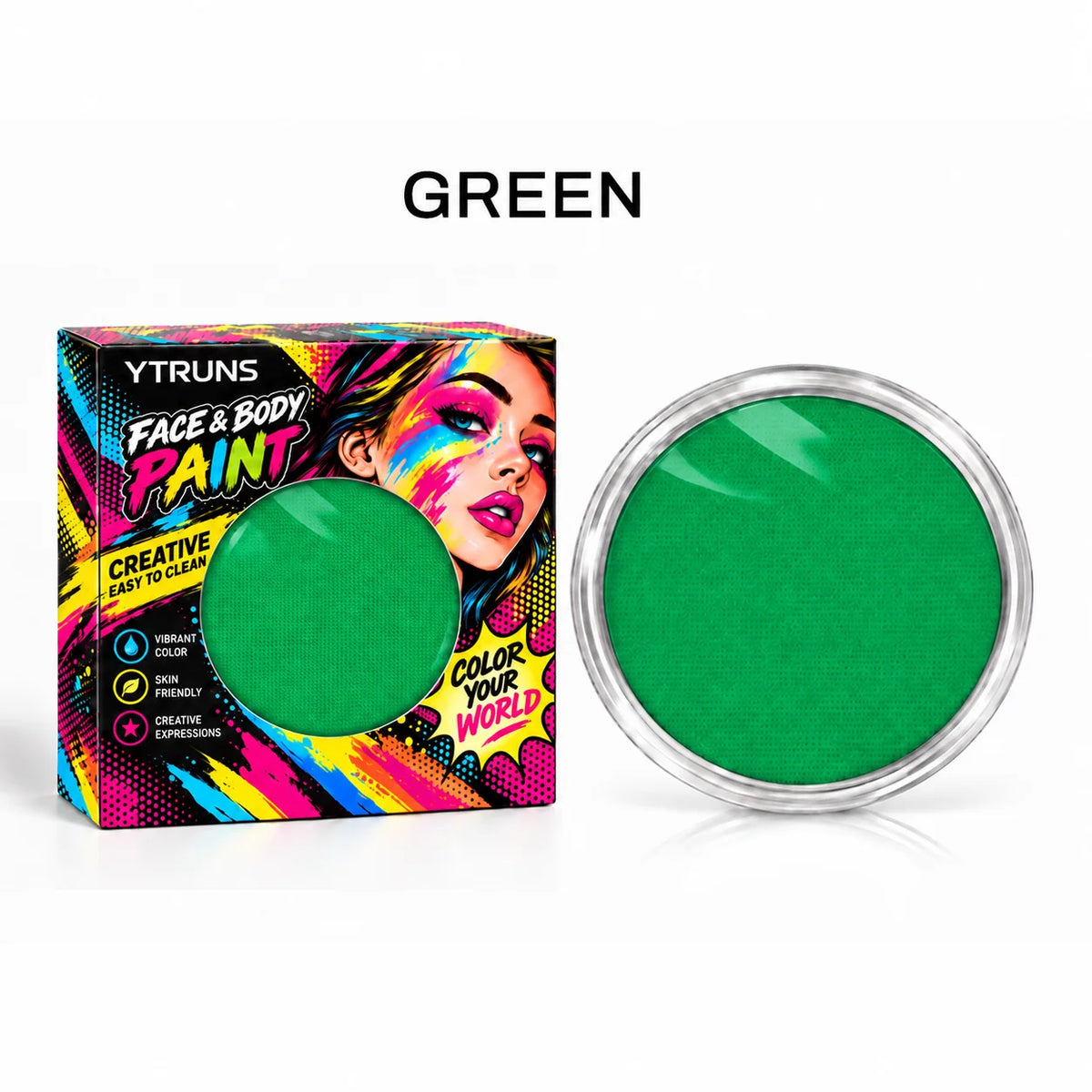 Christmas Face & Body Paint – Water-Soluble Makeup Palette