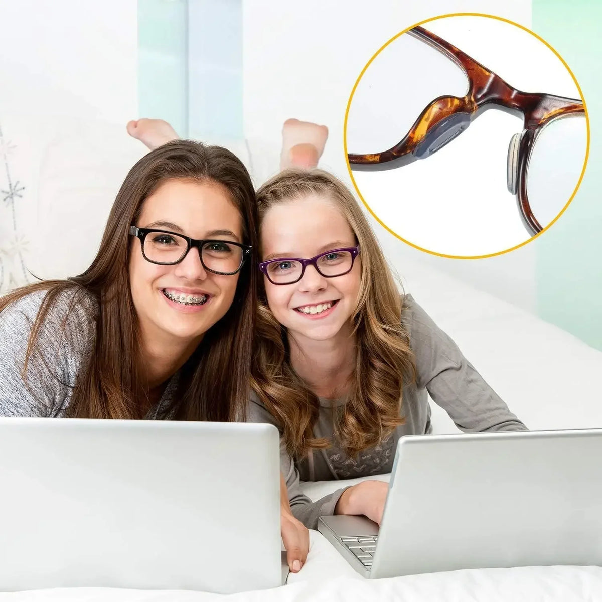Adhesive Silicone Nose Pads for Glasses – 10 or 60 Pack