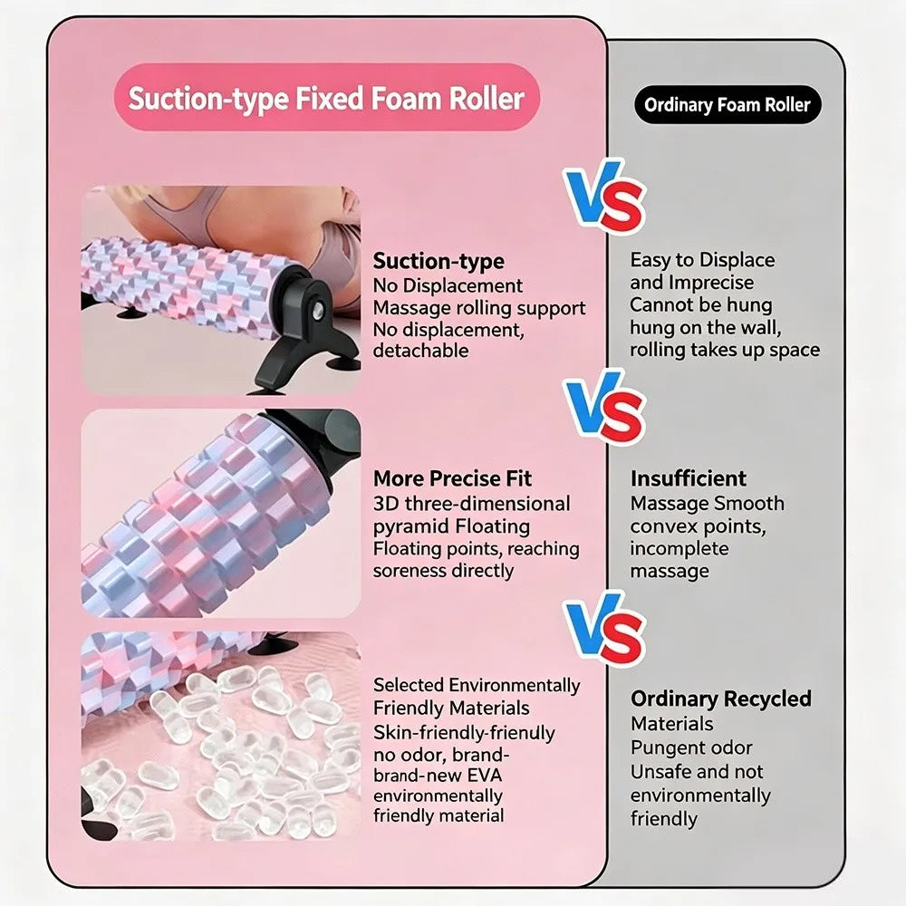 Solid EVA Foam Roller – Yoga, Fitness & Muscle Relaxation Tool
