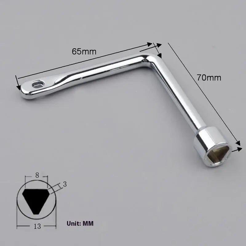 Universal Alloy Triangular Wrench Key – Multi-Purpose Cabinet Tool
