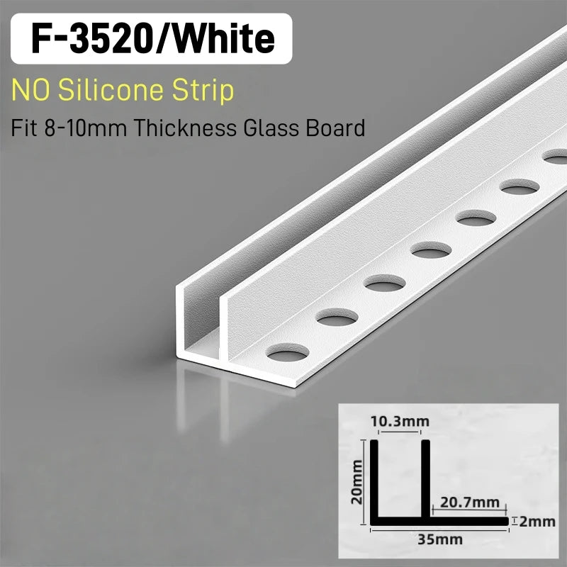 Recessed Bathroom LED Aluminum Profile F/T-Shape Shower Channel