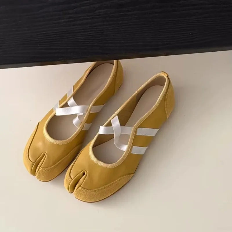 Women's Split Toe Tabi Ballet Flats – Mary Jane Sneakers