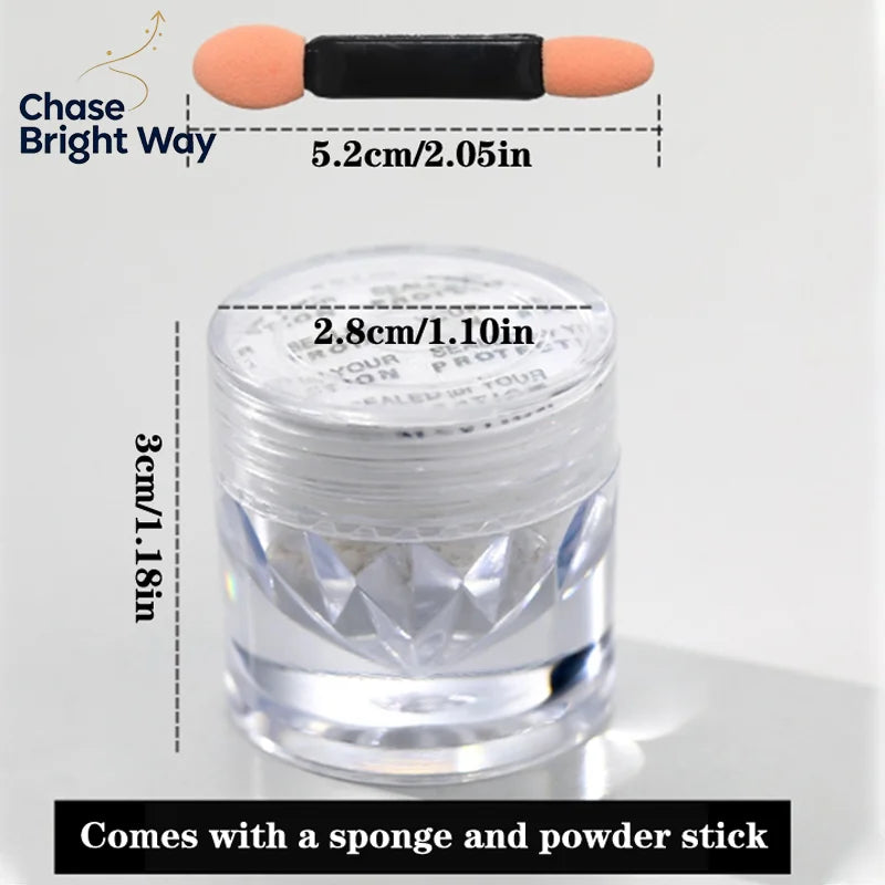 Pearl Chrome Nail Powder – Aurora Glitter Dust for Gel Nails