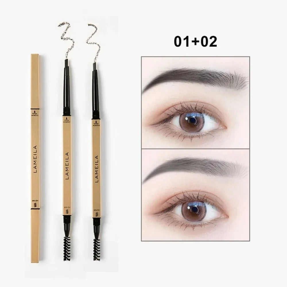 Ultra-Fine Dual-Ended Waterproof Eyebrow Pencil + Spoolie