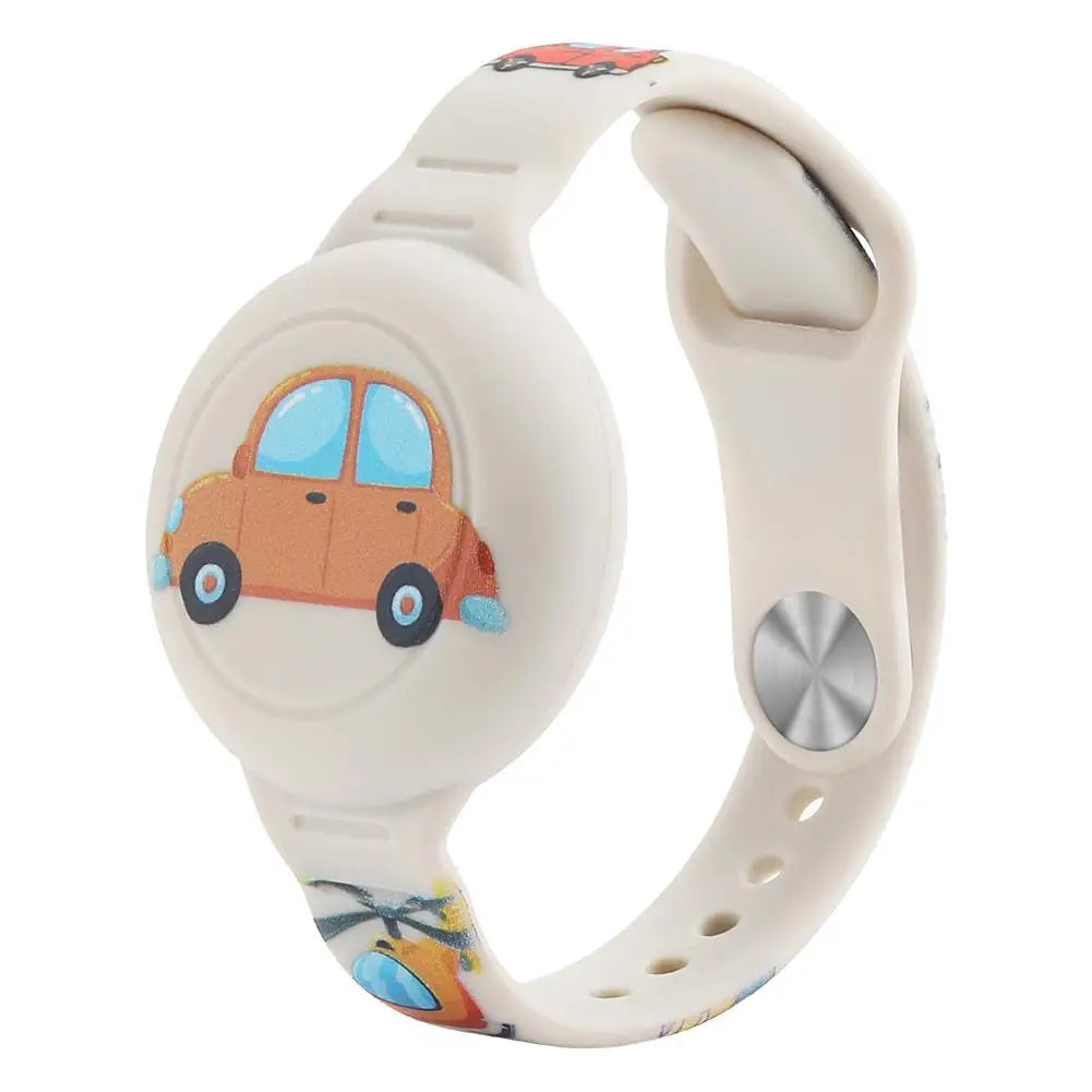 Kids Silicone AirTag Wristband – Waterproof Tracker Bracelet