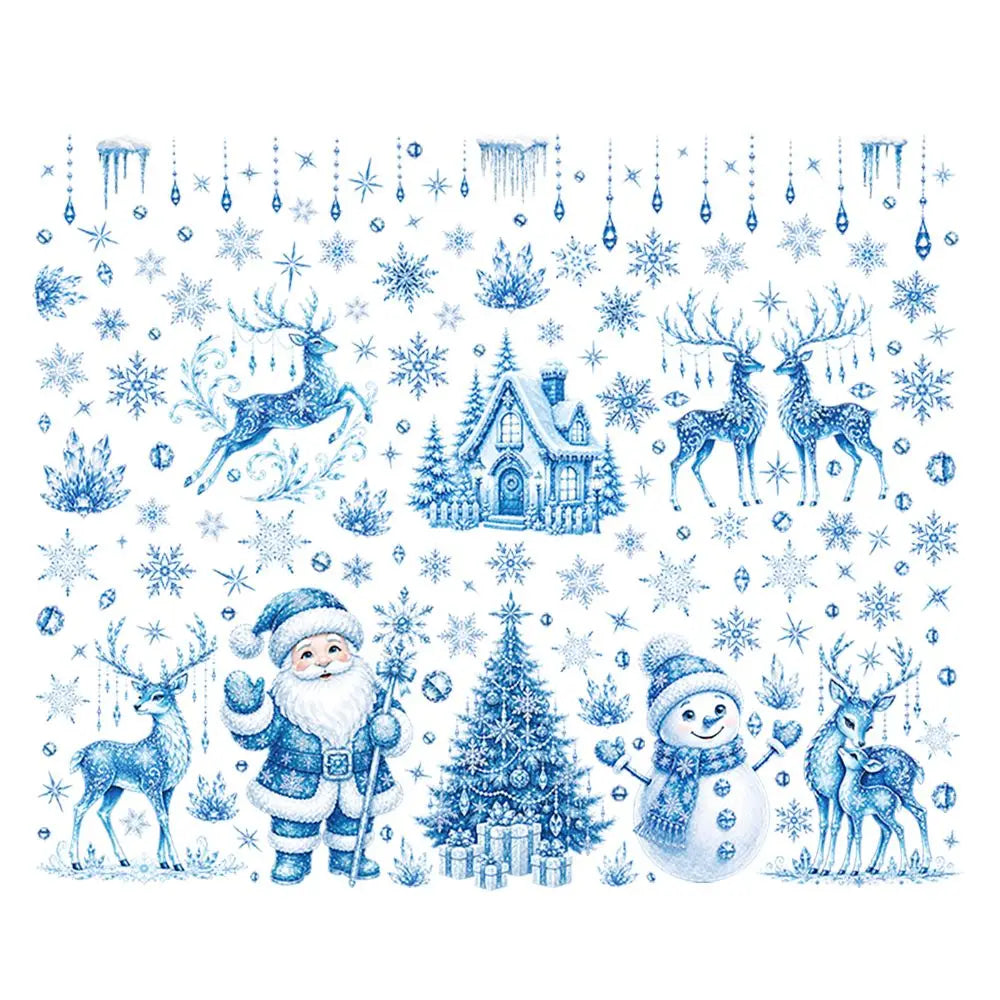 Reusable Christmas Window Stickers – PVC Electrostatic Cling