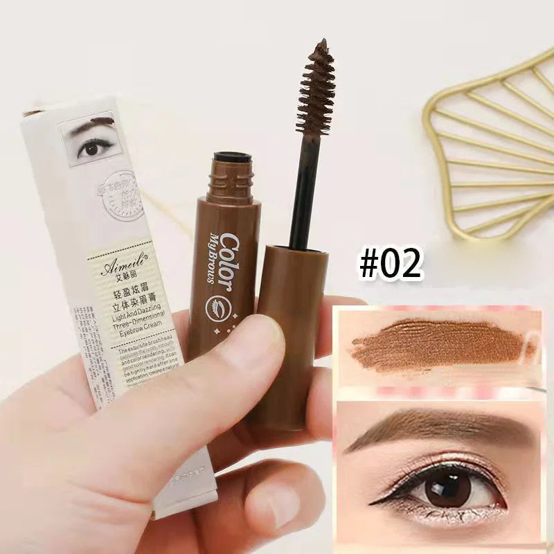 Waterproof Eyebrow Tint Dye Paste – 3 Colors | Long-Lasting