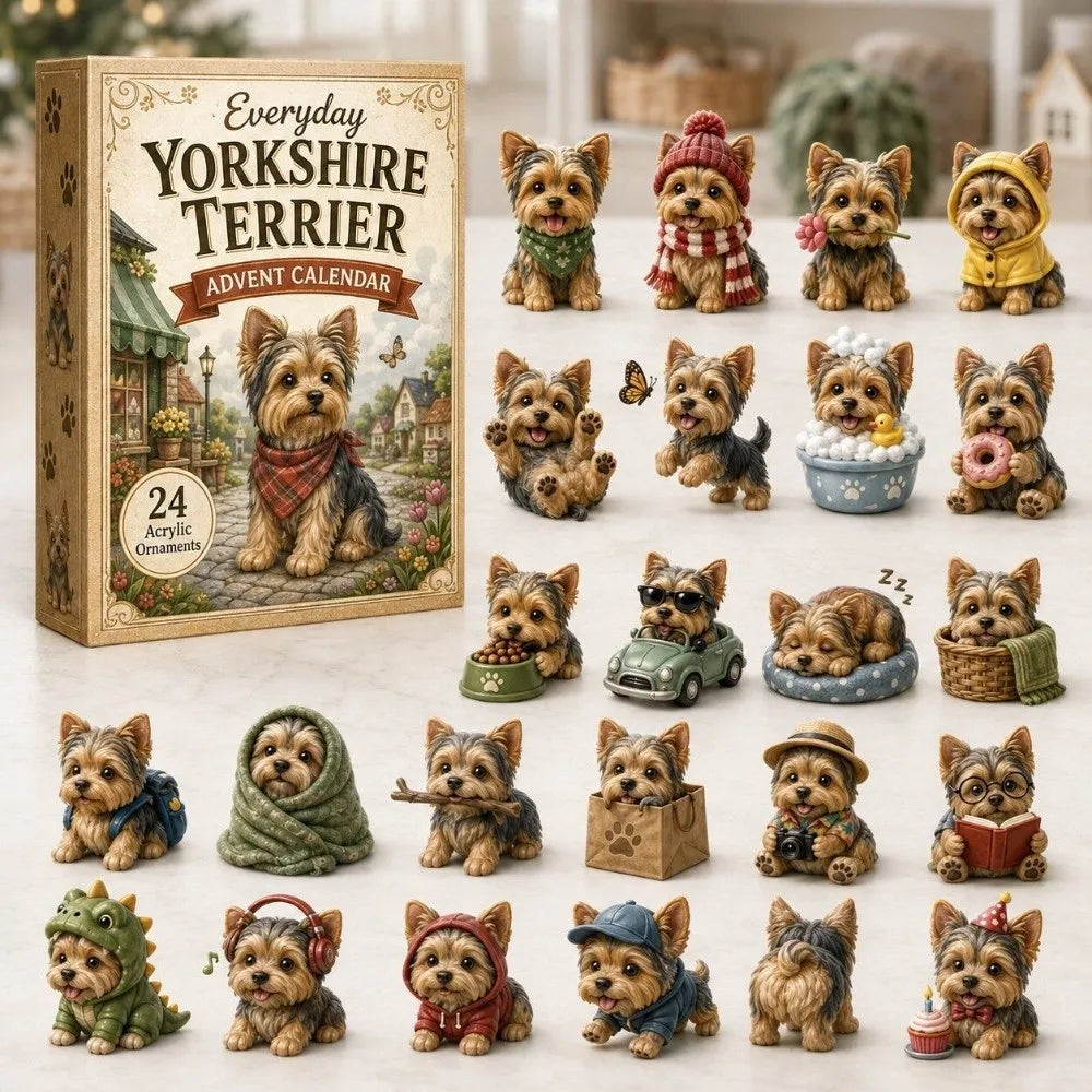 24-Day Dog Advent Calendar 2026 | Christmas Countdown Figurines