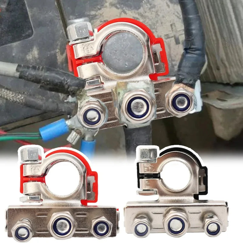 Quick Release Car Battery Terminal Connectors 12V/24V – 2 Pack