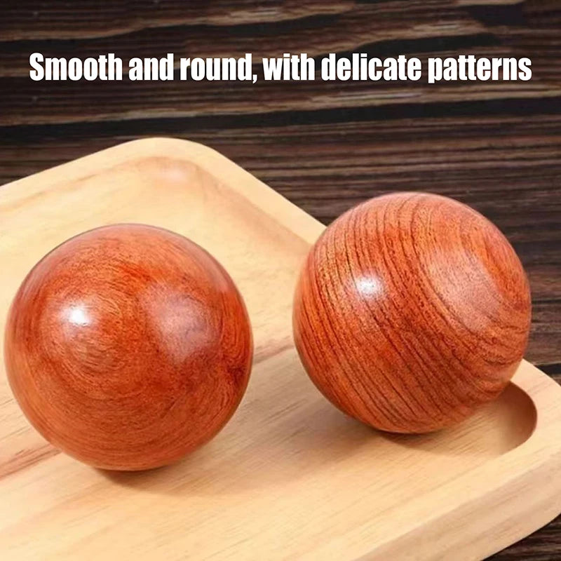 Rosewood Baoding Balls – Chinese Hand Massage Exercise Set