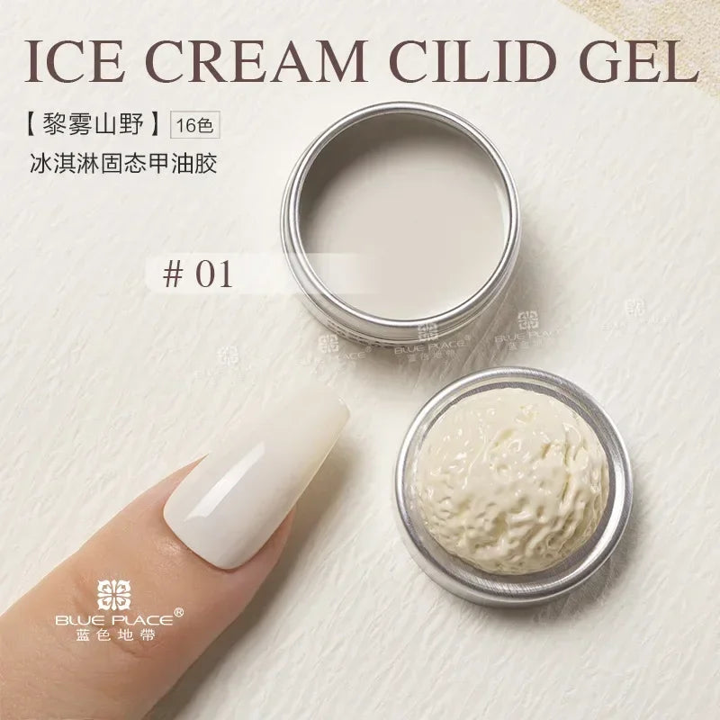 Handaiyan 64 Colors Solid Nail Polish Gel – Ice Cream Texture
