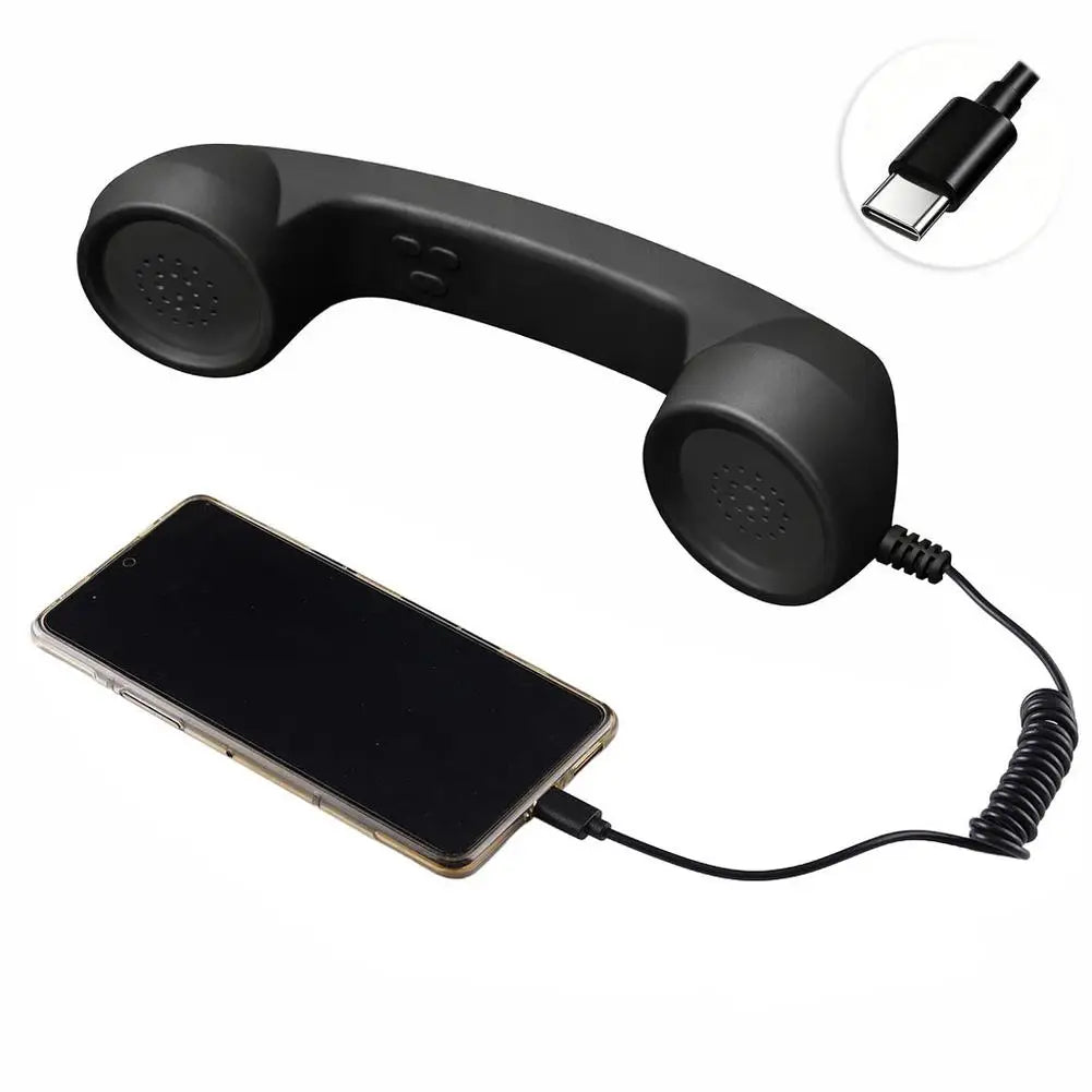 Retro Phone Handset Type-C Wired Receiver | SAMMY