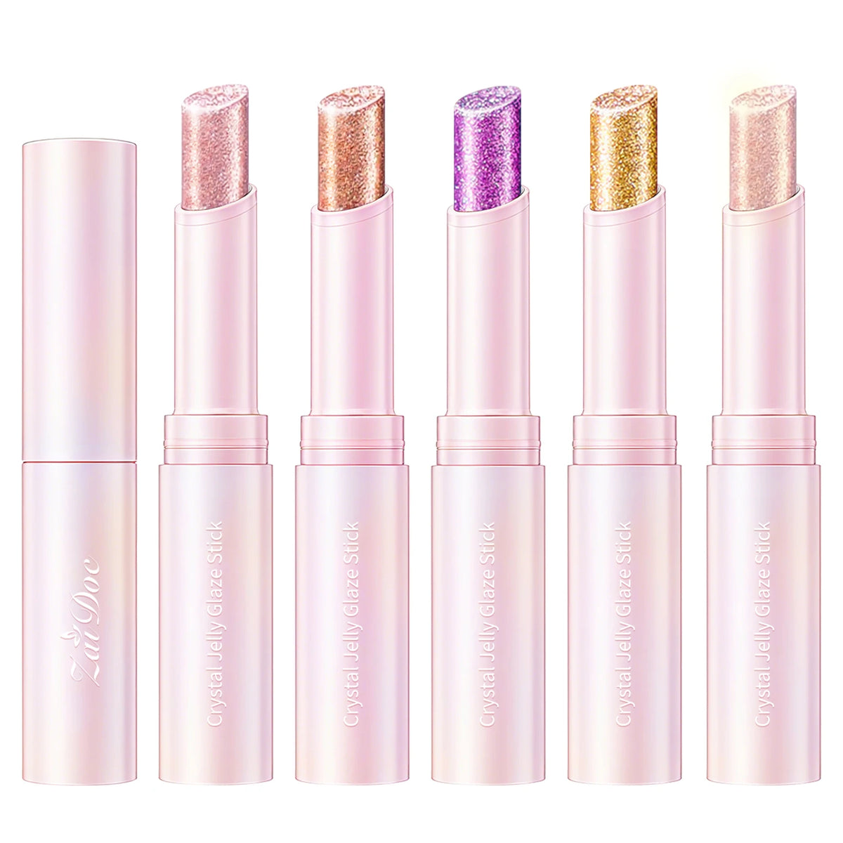 Zaidoc 5-Color Pearl Shimmer Eyeshadow Stick Set | High Pigment