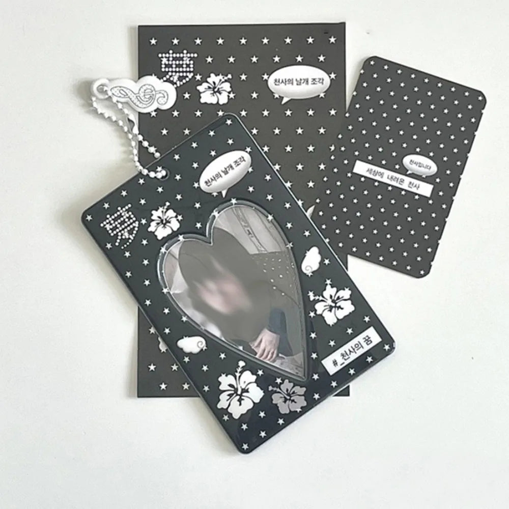 Y2K Kpop Photocard Holder – PVC Mini Idol Photo Card Album