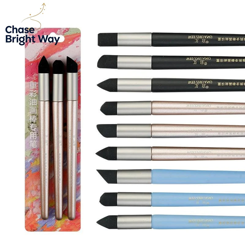 Sponge Smudge Blending Stumps – Multi-Shape Art Pens 2/3Pcs