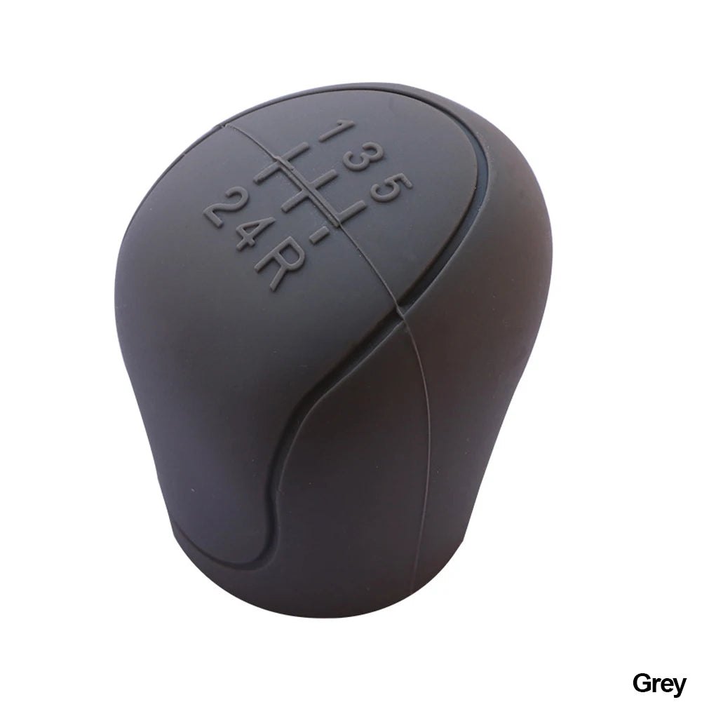 Silicone Gear Shift Knob Cover – Non-Slip 5/6-Speed Manual