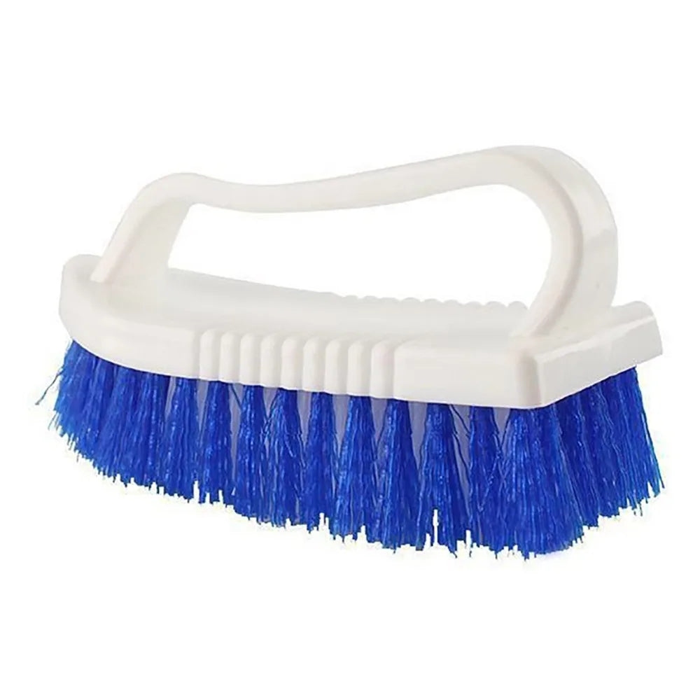 Stiff Bristle Laundry Scrub Brush – Wide Head Comfort Grip