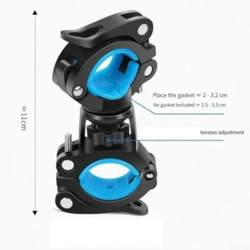 WEST BIKING 360° Rotatable Bike Light Bracket & Lamp Holder