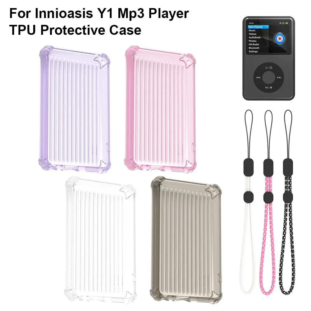 TPU Case for Innioasis Y1 MP3 Player – Wrist Strap Included