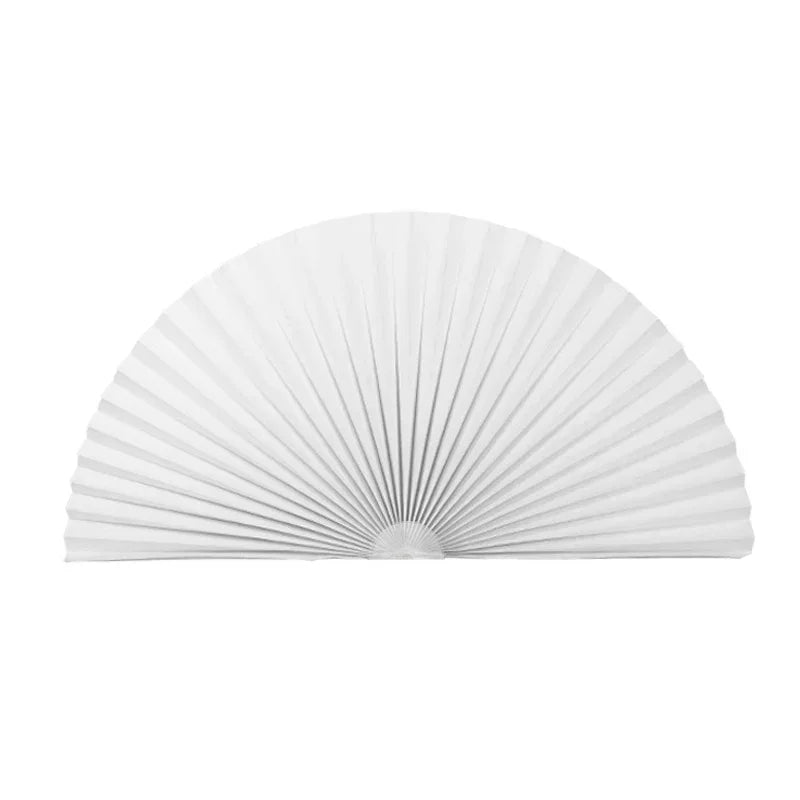 Self-Adhesive Arched Pleated Blind – Half Blackout Fan Shade
