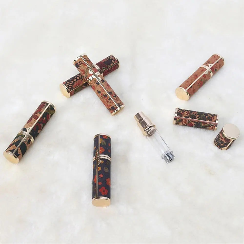 Portable Leather 5ml Perfume Spray Bottle – Ultra-Fine Mist