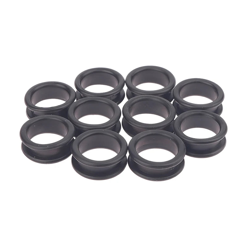 Silicone Scissor Finger Ring Inserts for Barbers – 10-Pack