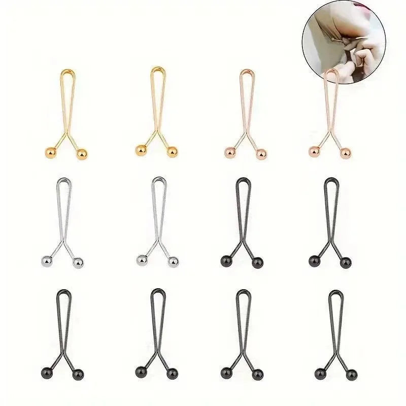 Adjustable Waist Tightening Clips for Jeans & Skirts – 4/10 Pack