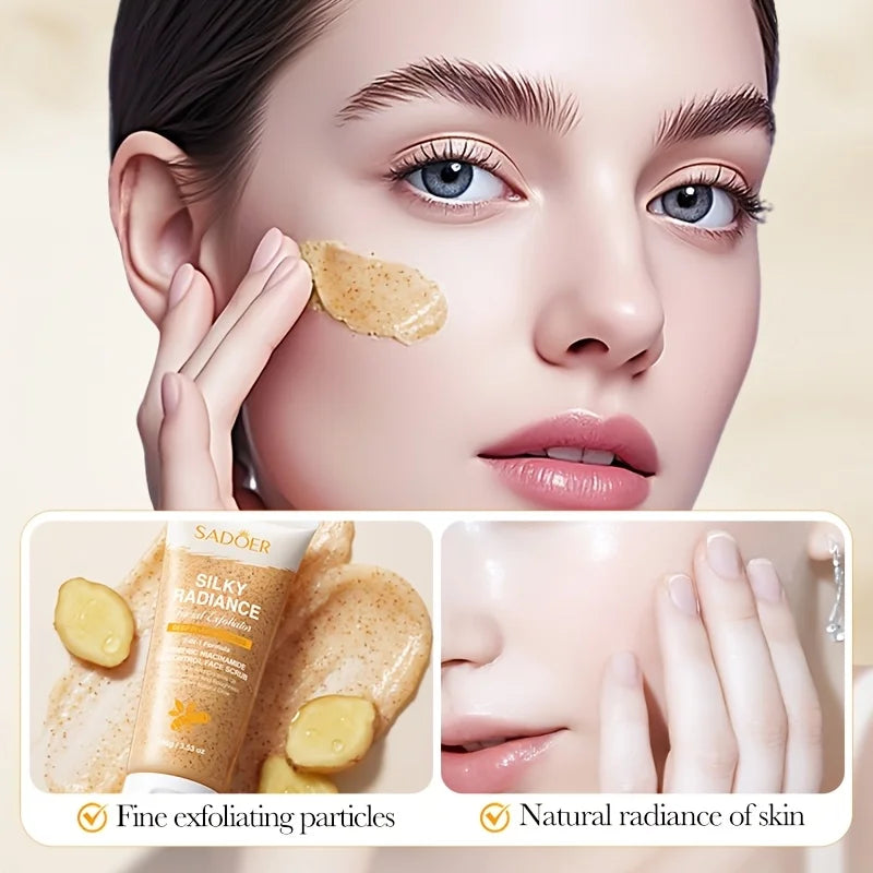Turmeric & Niacinamide Facial Scrub – Brightening Exfoliating Balm