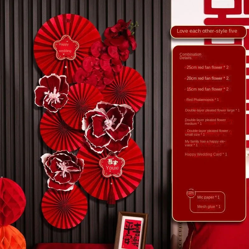 Chinese New Year Paper Flower Backdrop – DIY Spring Festival Decor
