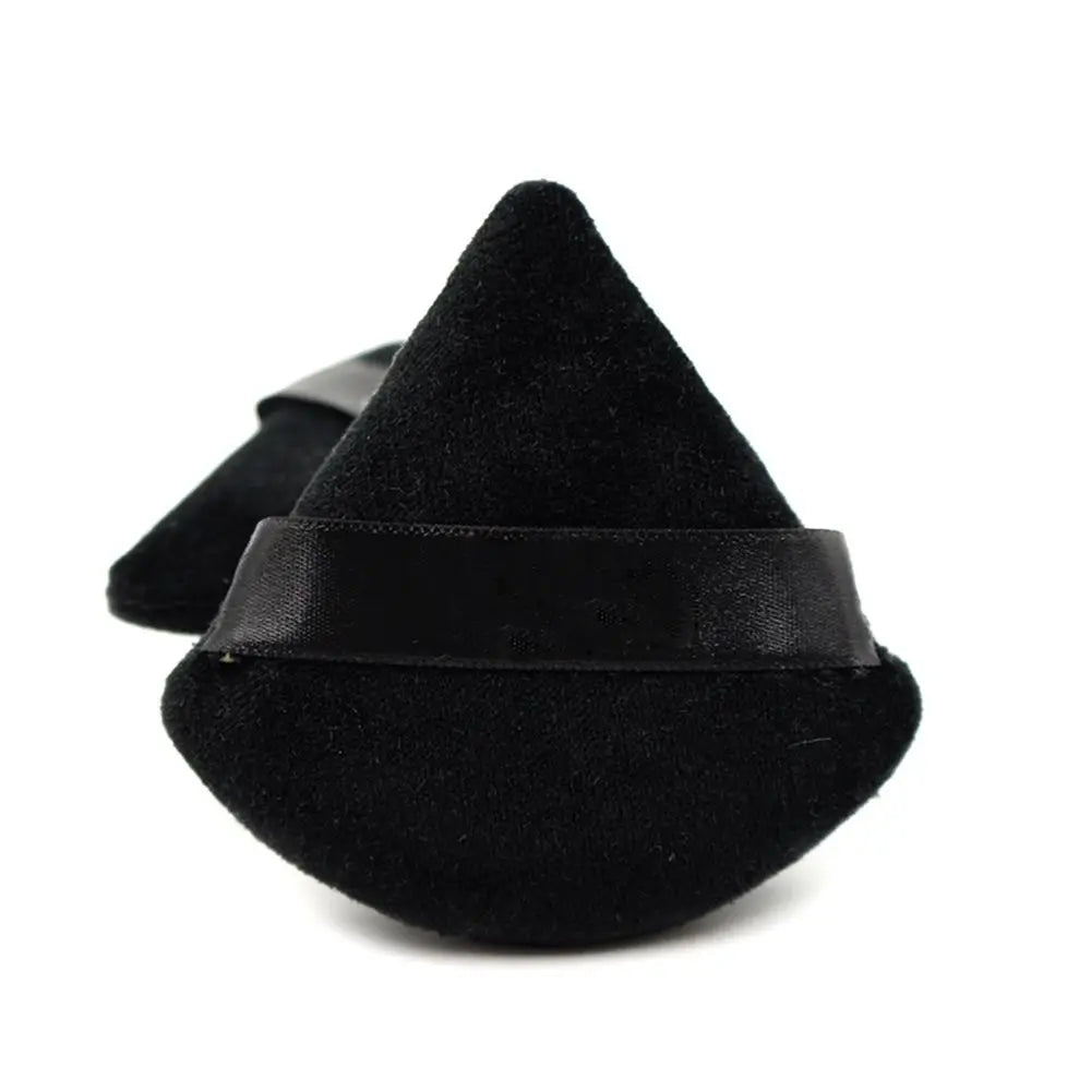 Triangle Velvet Powder Puff – Washable Face Makeup Sponge