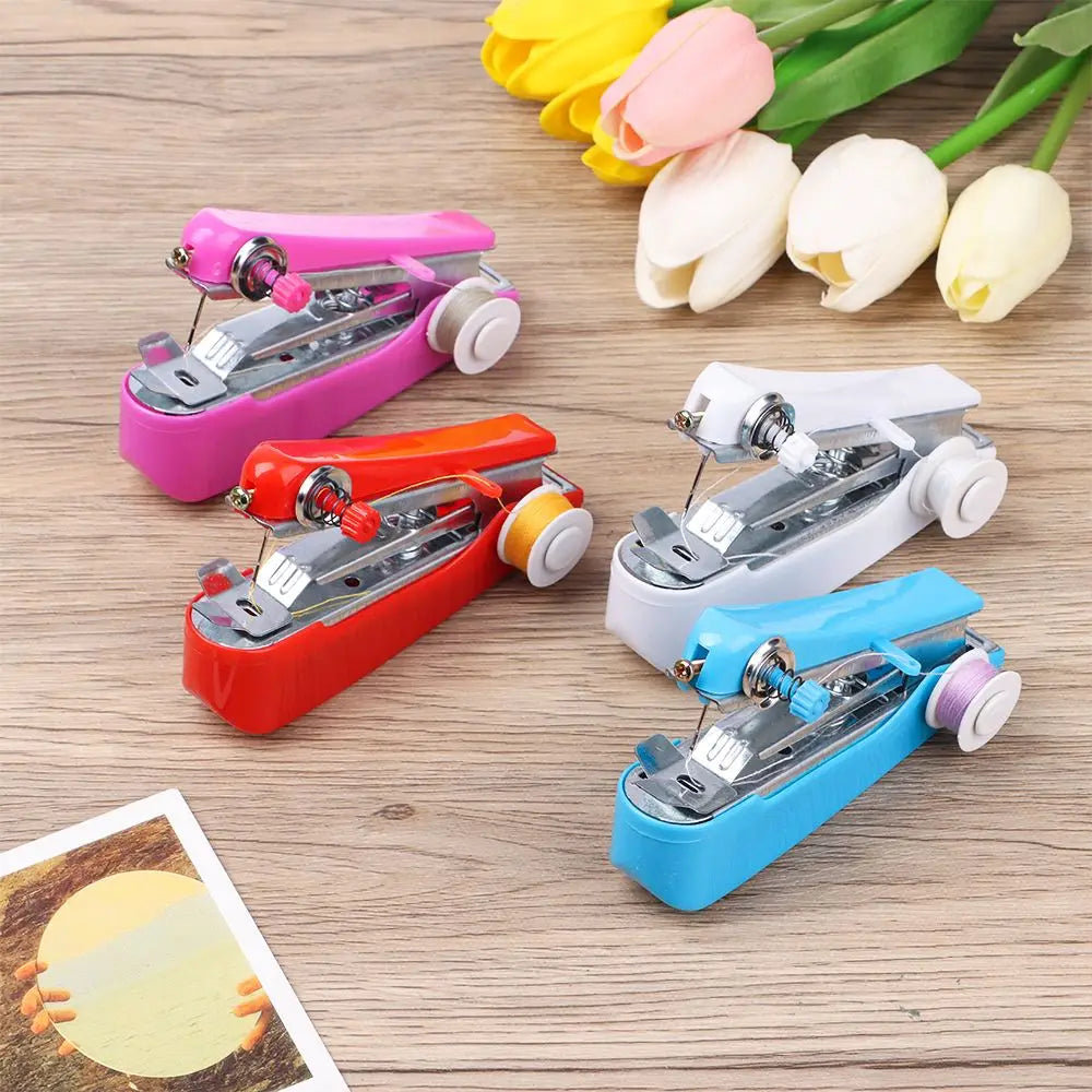 Portable Mini Hand-Held Sewing Machine – Cordless Beginner