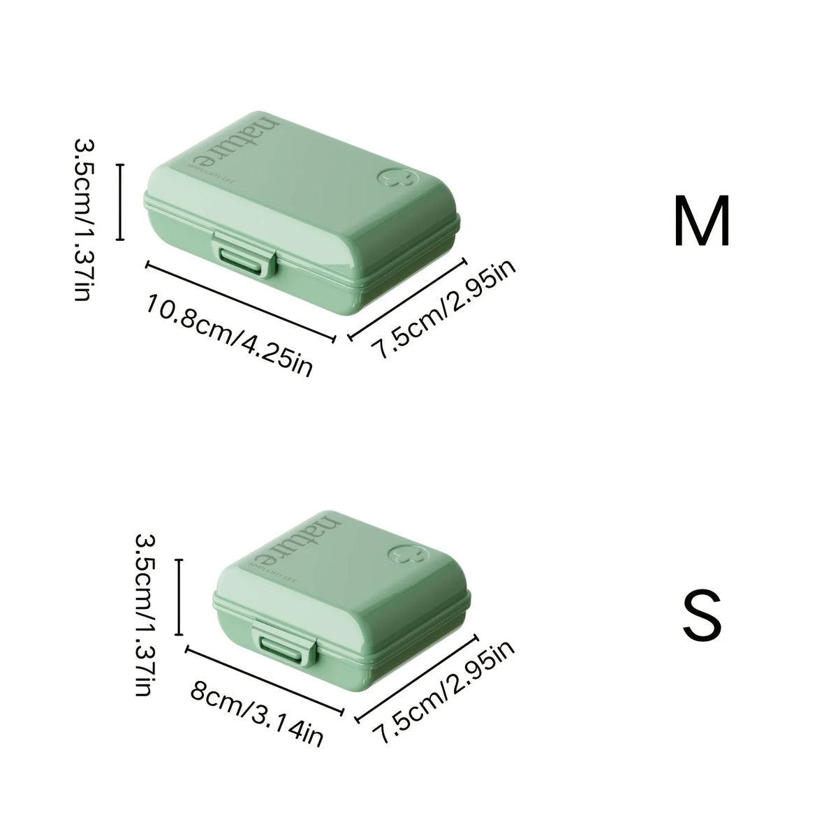 Japanese Style 7-Day Pill Organizer | Large Capacity Medicine Box