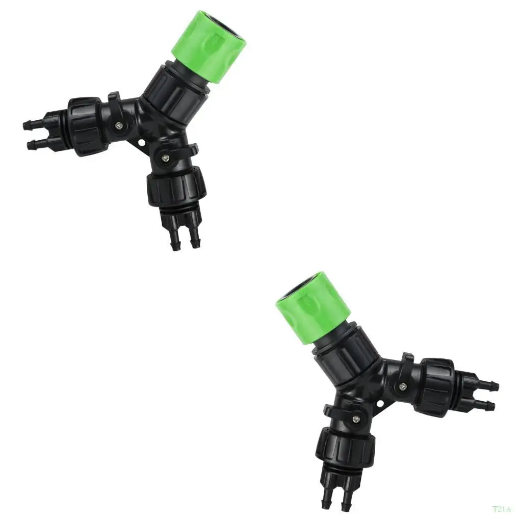 4-Way Garden Hose Splitter – 3/4" Tap Divider & Flow Control
