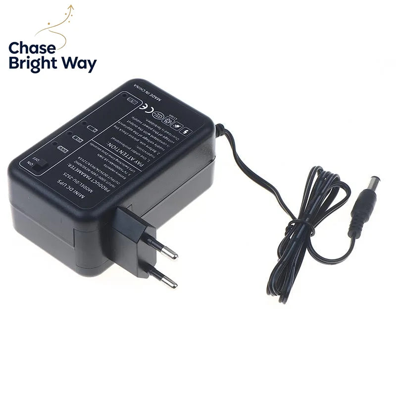 Portable Mini UPS 220V to DC 5V 9V 12V – Router Modem CCTV