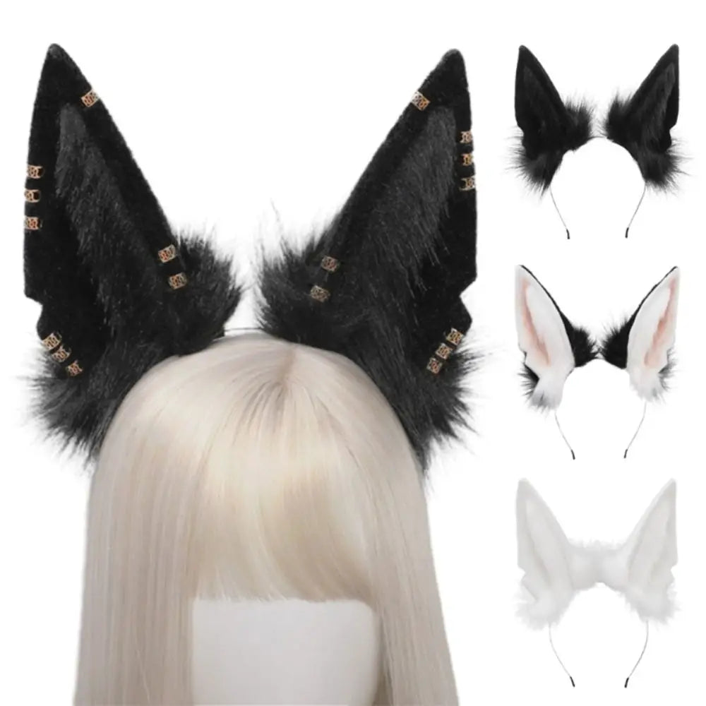 Wolf Ears Furry Headband – Cosplay Animal Hair Hoop