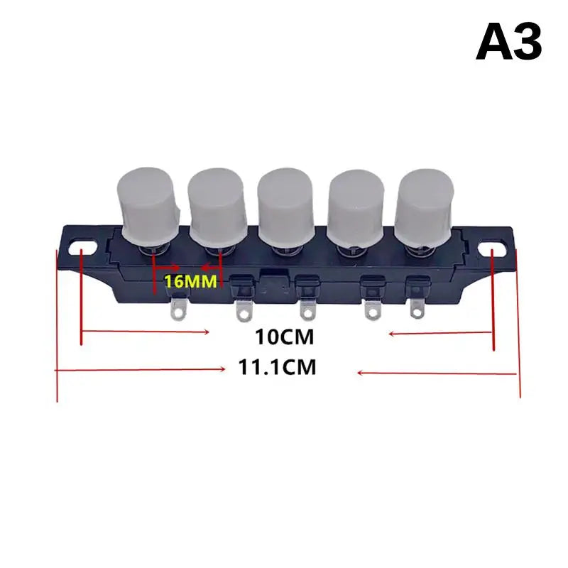 Table Fan Replacement Switch – 4/5 Key Universal Push Button