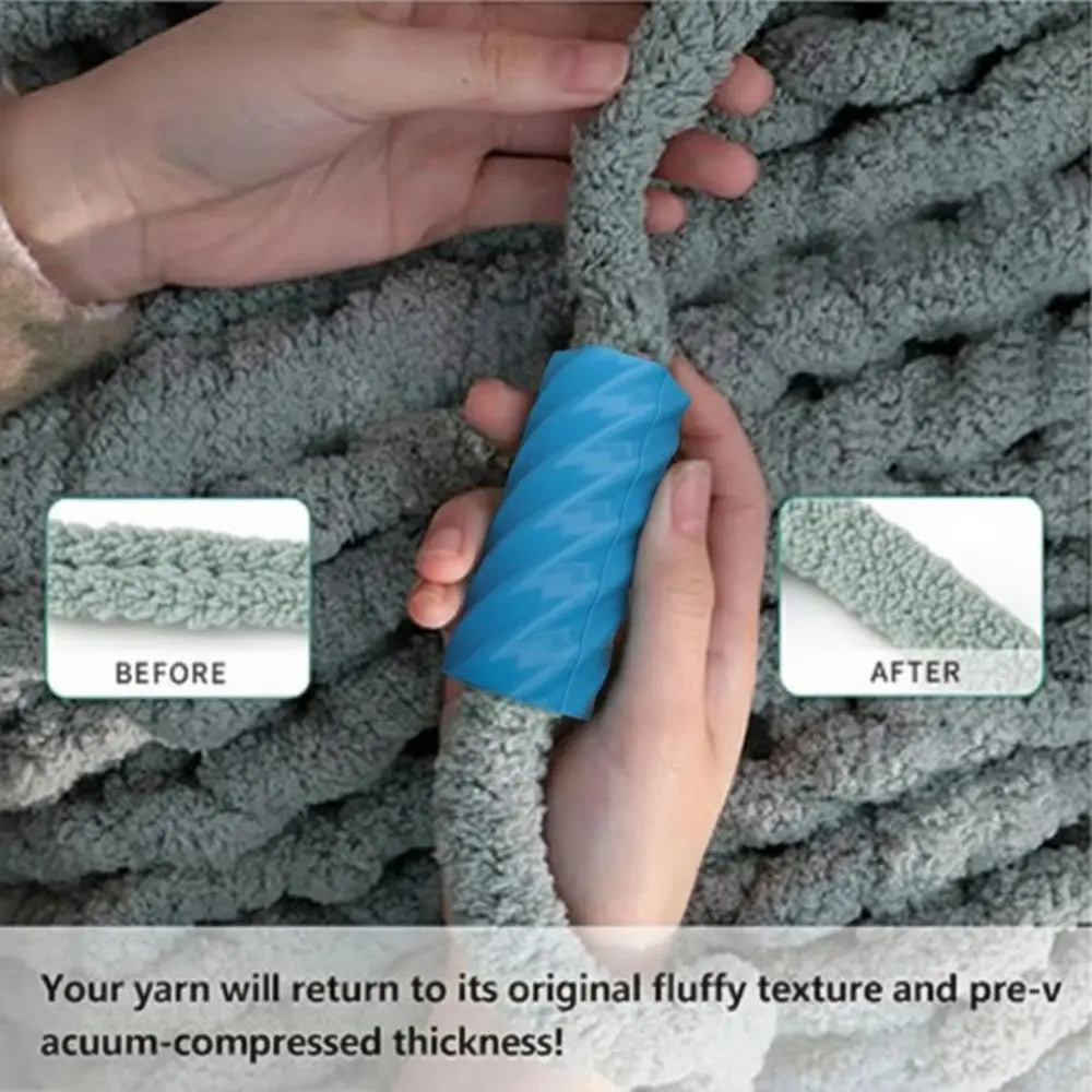 Chunky Yarn Fluffing Tool – Two-Way Tension Yarn Comber