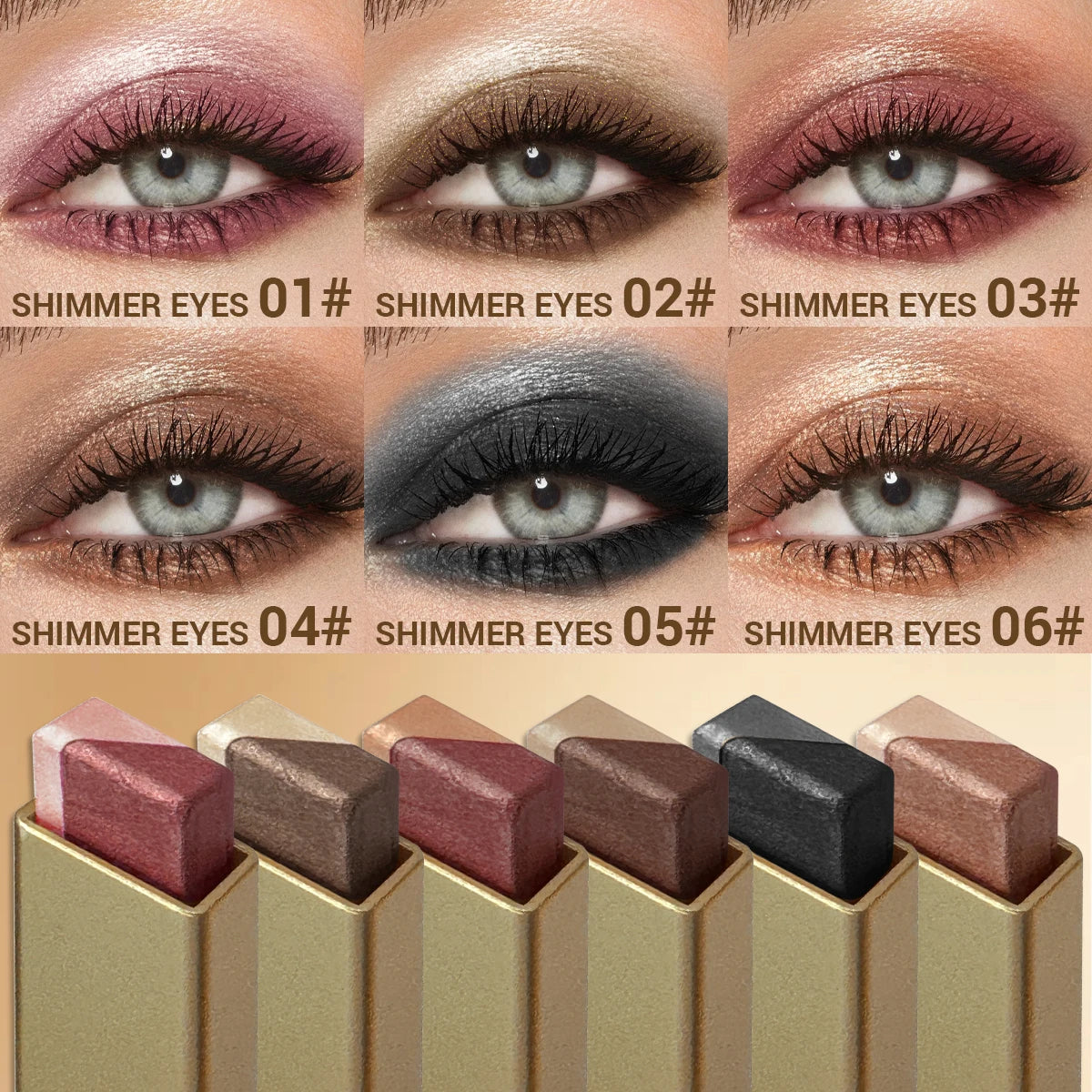 SAMMY Natural Eyeshadow Stick – Sweat-Proof All-Day Eye Tint