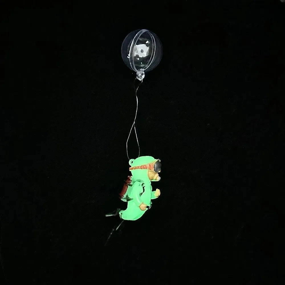 Glow in the Dark Mini Diver Resin Fish Tank Ornament