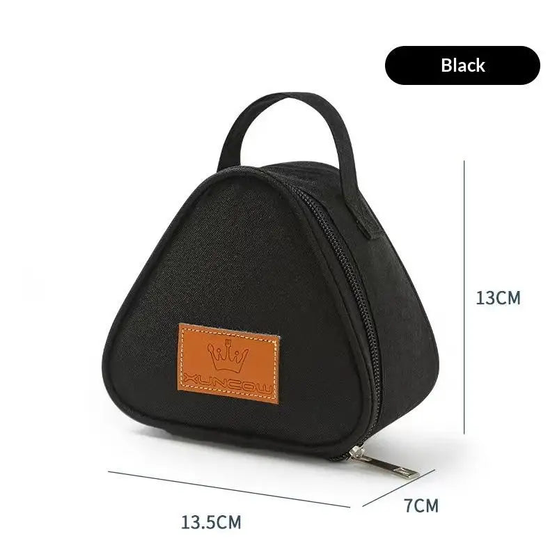 Triangle Insulated Food Bag – Thermal Pouch for Onigiri & Lunch