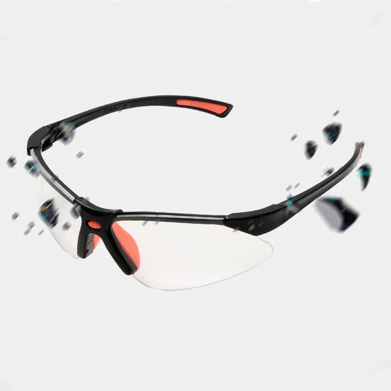 Clear Vented Safety Goggles – Windproof Riding & Lab Glasses